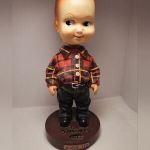 BUDDY LEE JEANS Bobble Head DOLL Advertising Dungarees Since 1889 CAN’T BUST’EM